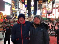 BW and FAV in Time Square along with thousand more